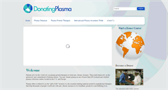 Desktop Screenshot of donatingplasma.org